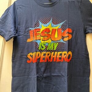 Graphic T-Shirt with Jesus Design